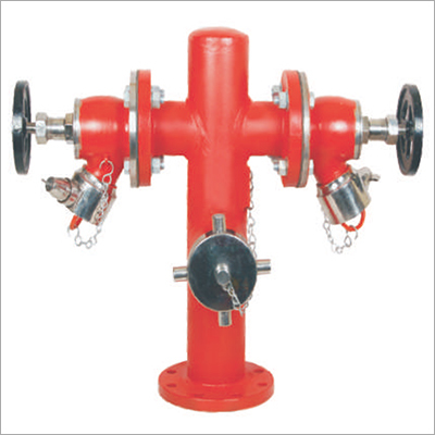 Double Headed With Butterfly Valve Post