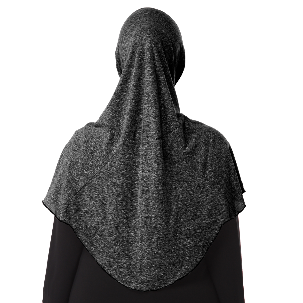 Azeezah Hijab - Poly Cotton Mix, Sizes S-xxl, Colors Black, Olive Green, Grey, Maroon | Breathable, Easy To Wash, Comfortable Fitting