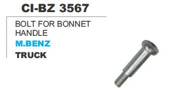 Bolt For Bonnet Handles - Durable Steel Construction, Compatible With M Benz 4 Wheeler Trucks, Warranty Included