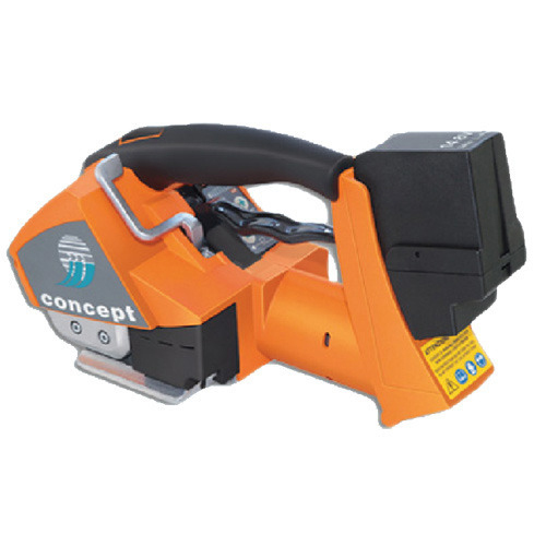 Battery Powered Strapping Machine - Hard Plastic Case, 300x200x100 mm, Orange | Battery Operated, Lithium-ion Powered, Lightweight Design, 3 kg
