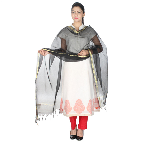 Black Ladies Fancy Dupatta