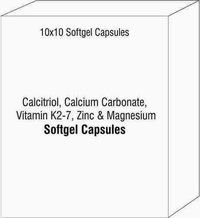 कैल्सीट्रियोल कैल्शियम कार्बोनेट विटामिन K2-7 जिंक और मैग्नीशियम