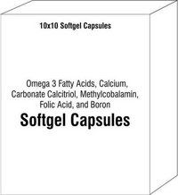 कैल्सीट्रियोल कैल्शियम कार्बोनेट ओमेगा 3 फैटी एसिड (ईपीए और डीएचए) मिथाइलकोबालामिन फोलिक एसिड और बोरोन