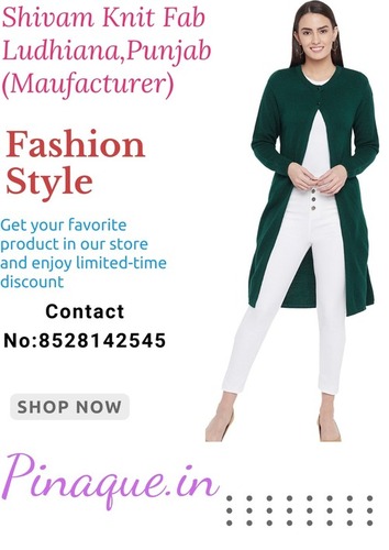 Acrylic Ladies Woolen Cardigan In Jammu And Kashmir