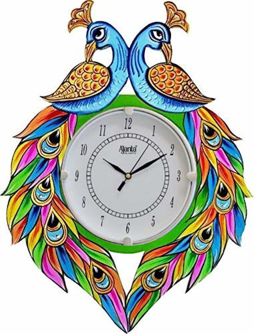 Multicolores Wall Clock Wooden