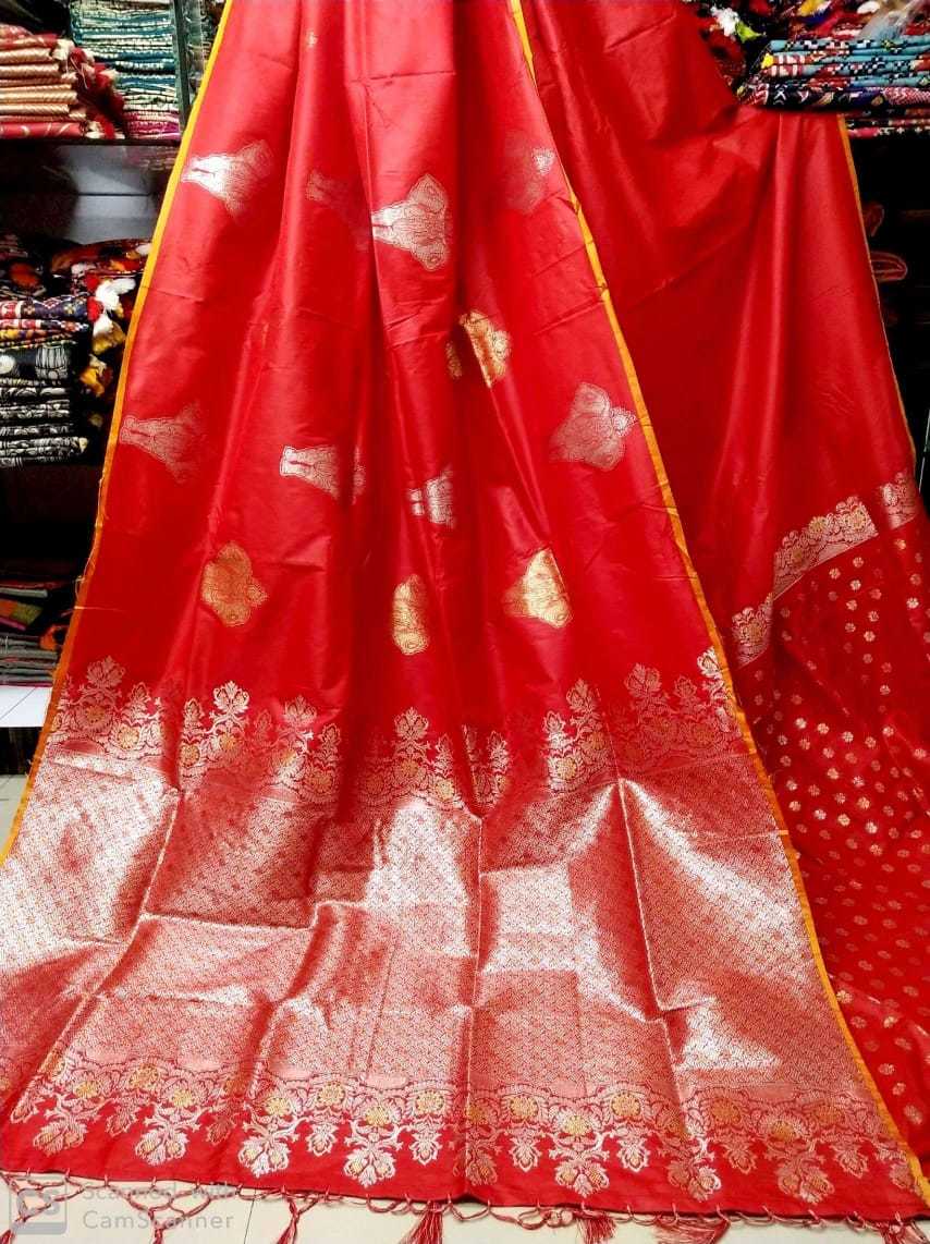 Art Silk Banarasi Fancy Saree - 6.3 Meters With Blouse Piece, Multi Color Jacquard Weaving Work, Zari Work For Women, Ideal For Casual And Festive Occasions