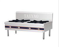 2 बर्नर के साथ स्टेनलेस स्टील गैस रेंज