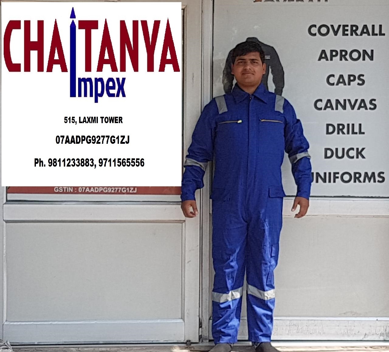 Cotton Coverall - 100% Cotton Fabric, Full Sleeve, Elasticized Waistband | Four Functional Pockets, Customized Logo Available, Modern Twill Style, Available In Various Colors