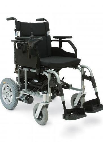 Motorized Wheelchair - 10.8 Ah Lithium Battery, 17" Seat Depth, 18.5" Seat Width, 25 Mile Range | 250 lb Capacity, 360° Joystick Controller, 6 mph Speed