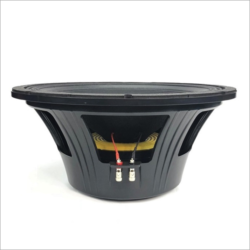 Car Audio Speaker - Aluminum, 12 Inches, Black | 4 Ohms, 90db Sensitivity, 50hz-20khz Frequency Response, 100w Power Handling, Portable For Indoor & Outdoor Use