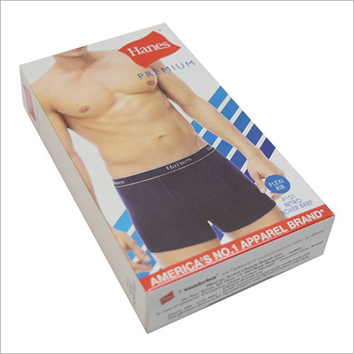 Undergarment Packaging Box - Premium Grade Raw Material, Rectangular Design | Protects Against Dirt And Dust During Transit