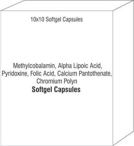 मिथाइलकोबालामिन अल्फा लिपोइक एसिड पाइरिडोक्सिन फोलिक एसिड कैप्सूल कैल्शियम पैंटोथेनेट क्रोमियम पॉलीन