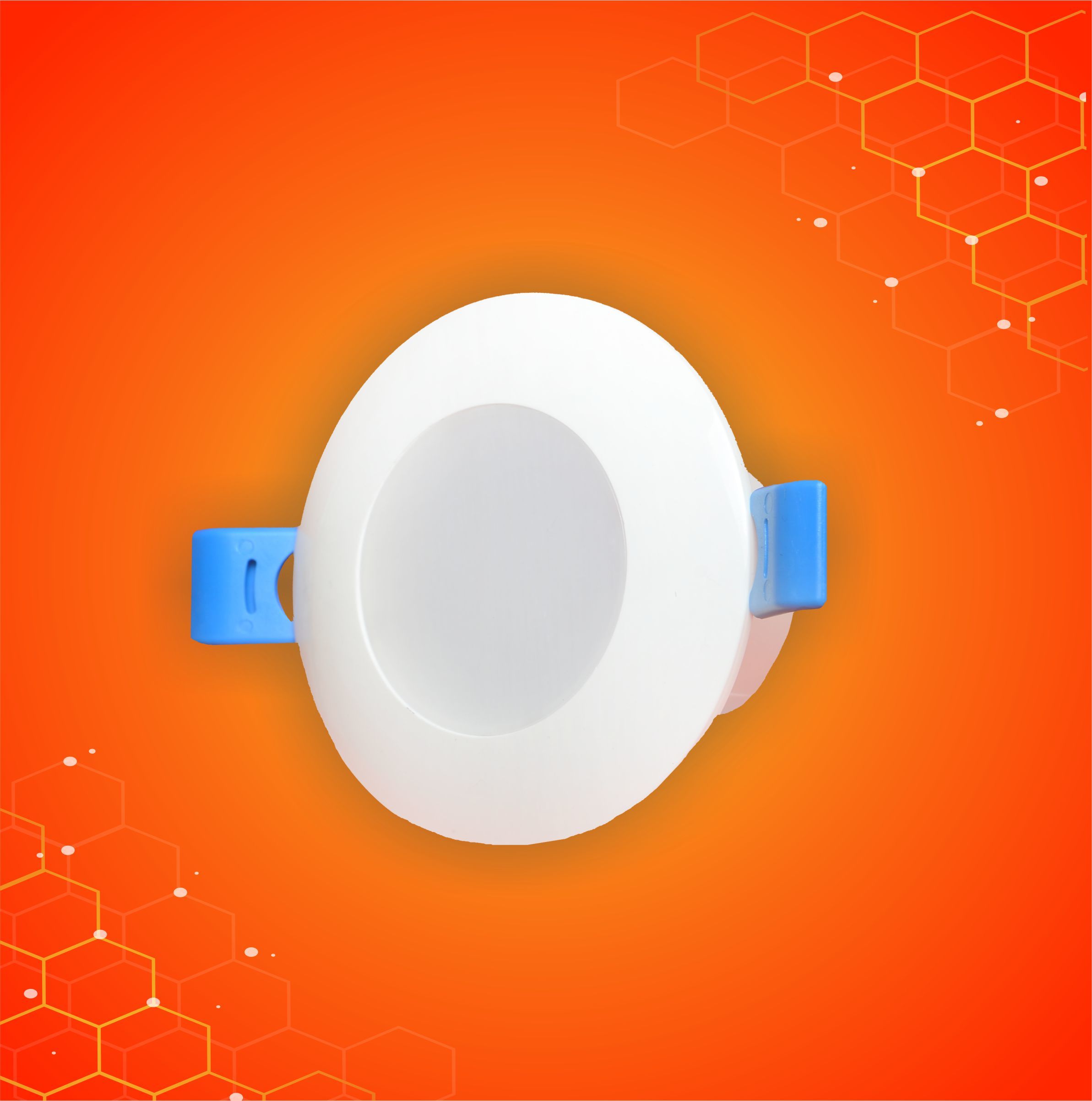 3w Deep Light - Polycarbonate With Aluminum Insert, 80x45mm, White | Low Power Consumption, High Efficiency, Flicker Free, Deep Junction Decoration Light
