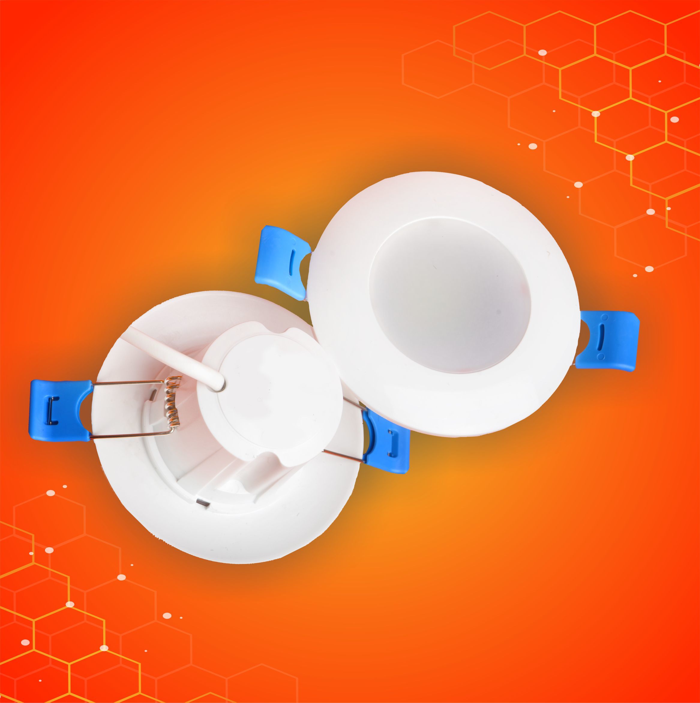 3w Deep Light - Polycarbonate With Aluminum Insert, 80x45mm, White | Low Power Consumption, High Efficiency, Flicker Free, Deep Junction Decoration Light