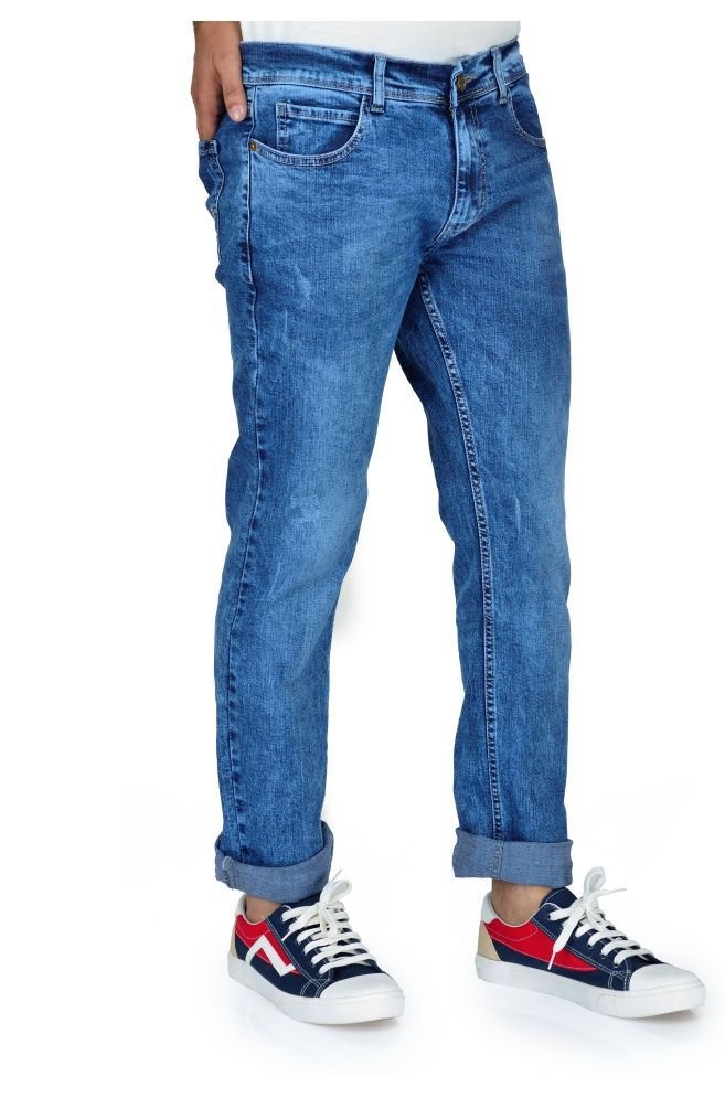 Mens Jeans - Denim Fabric, Waist Size 26-36 | Regular Fit, Cool Dry, No Fade, Washable, Suitable For All Seasons, Easy Access Pockets