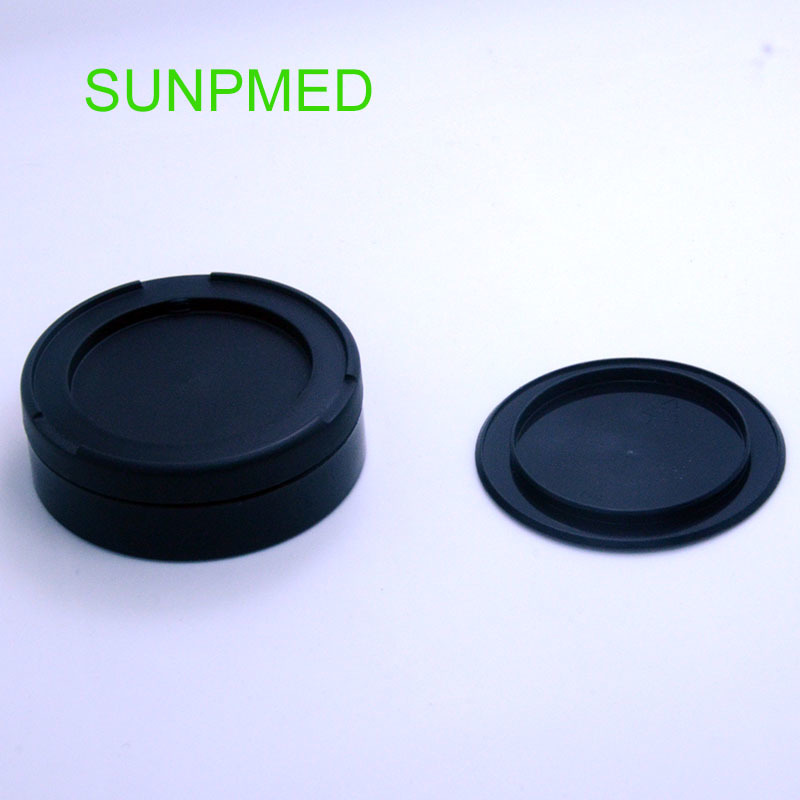 Snus Packing Plastic Tin Box - Food Grade Polypropylene, 24mm Height, Round Shape, Available In White, Clear, Black, Green