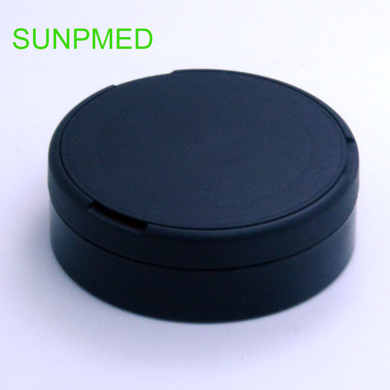 Snus Packing Plastic Tin Box - Food Grade Polypropylene, 24mm Height, Round Shape, Available In White, Clear, Black, Green