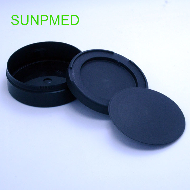 Snus Packing Plastic Tin Box - Food Grade Polypropylene, 24mm Height, Round Shape, Available In White, Clear, Black, Green