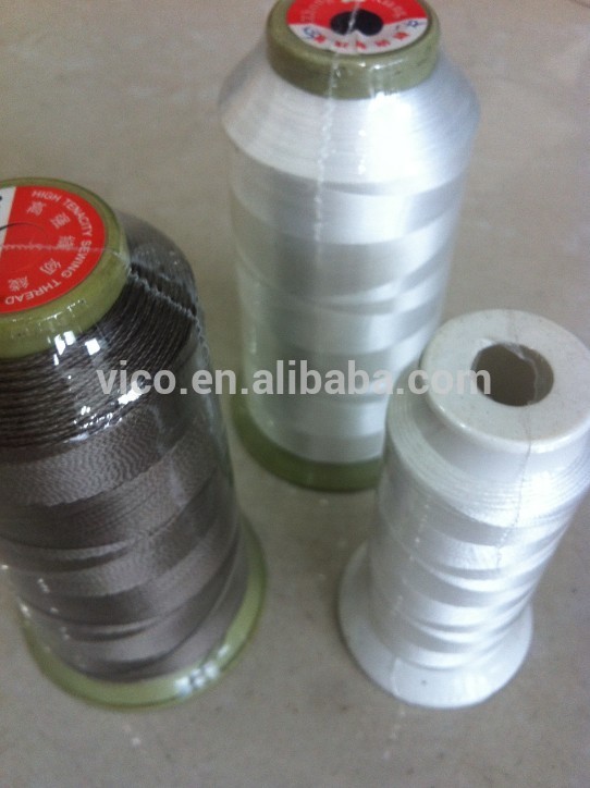 210d/3 Polyester High Tenacity Yarn - Color: Raw White And Colored