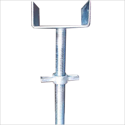 U Head Scaffolding Jack - Mild Steel, 350mm Length | Durable, Rust-resistant, Adjustable Support For Scaffold Assembly