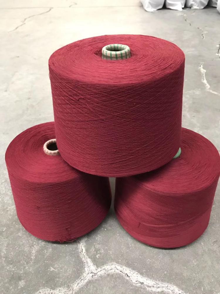 Coloured 30s/1 100%polyester Spun Yarn Melange Hot Sale Good Price