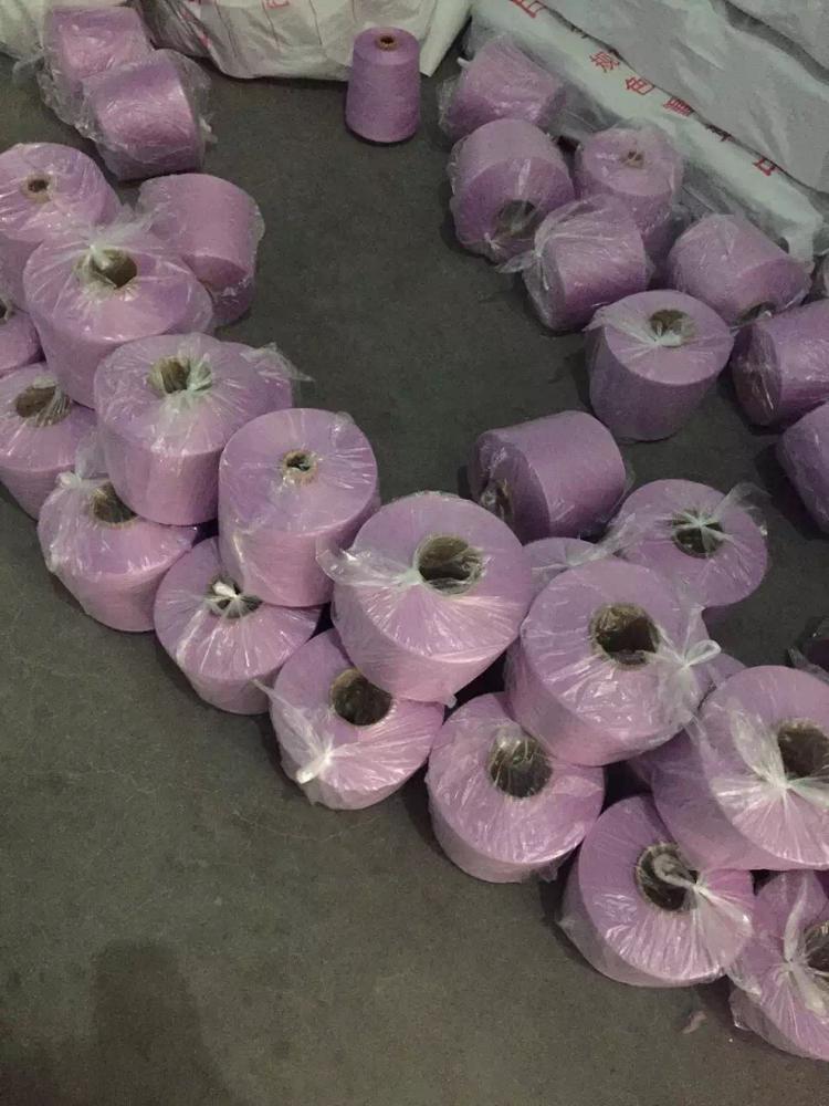 Knitting Yarn - 100% Polyester Spun, Dope Dyed In Beigeblack, Dark Blue, Dark Grey, Purple, Red, Light Green | Abrasion-resistant, Acidproof, Alkali-proof, Anti-pilling, Ideal For Embroidering, Knitting, Sewing, Weaving