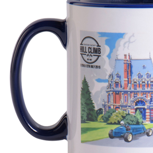 Sublimation Color Inside Mug (Mug Cihc) - Ceramic, 11 Oz, Colors: Black, Blue, Green, Orange, Pink, Red, Yellow | Smooth Surface Finish, Lightweight, Heat Resistant