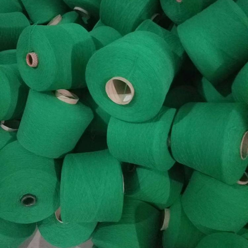 Beige Socks Yarn Dope Dyed 100% Polyester Spun Yarn For Socks