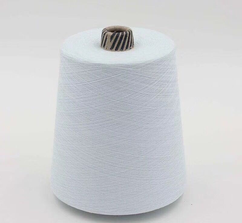 30s1 Raw White Virgin 100% Polyester Spun Yarn - Usage: Sewing