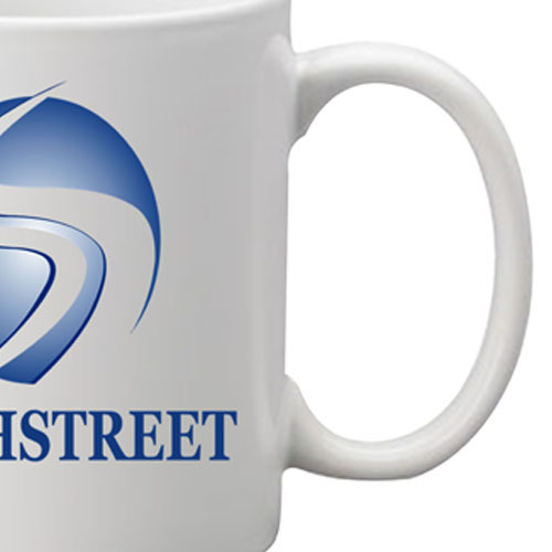 Sublimation Ceramic White Mug - 11 Oz, White Color, Smooth Surface Finish | Lightweight Design, Heat Resistant, Commercial Usage