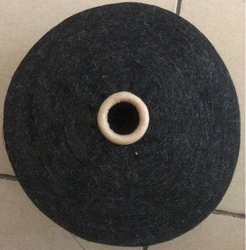 Beige Stock Yarn Socks Yarn Dope Dyed 100% Polyester Spun Yarn For Socks