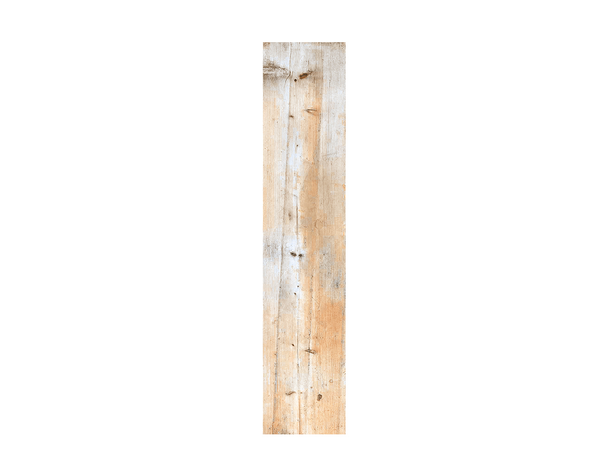 Brown Polished Porcelain Wood Strip 200x1200 Mm