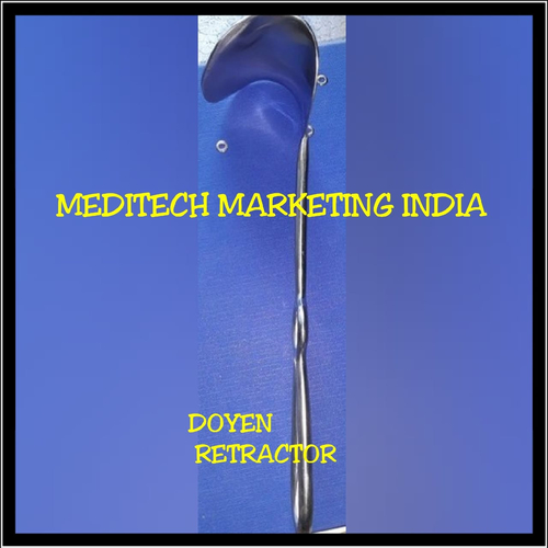 Doyen Retractor - Steel, 2" | Reusable Design, Ideal for Hospital Use, Weighs 30 Grams, Contract Manufacturing Available