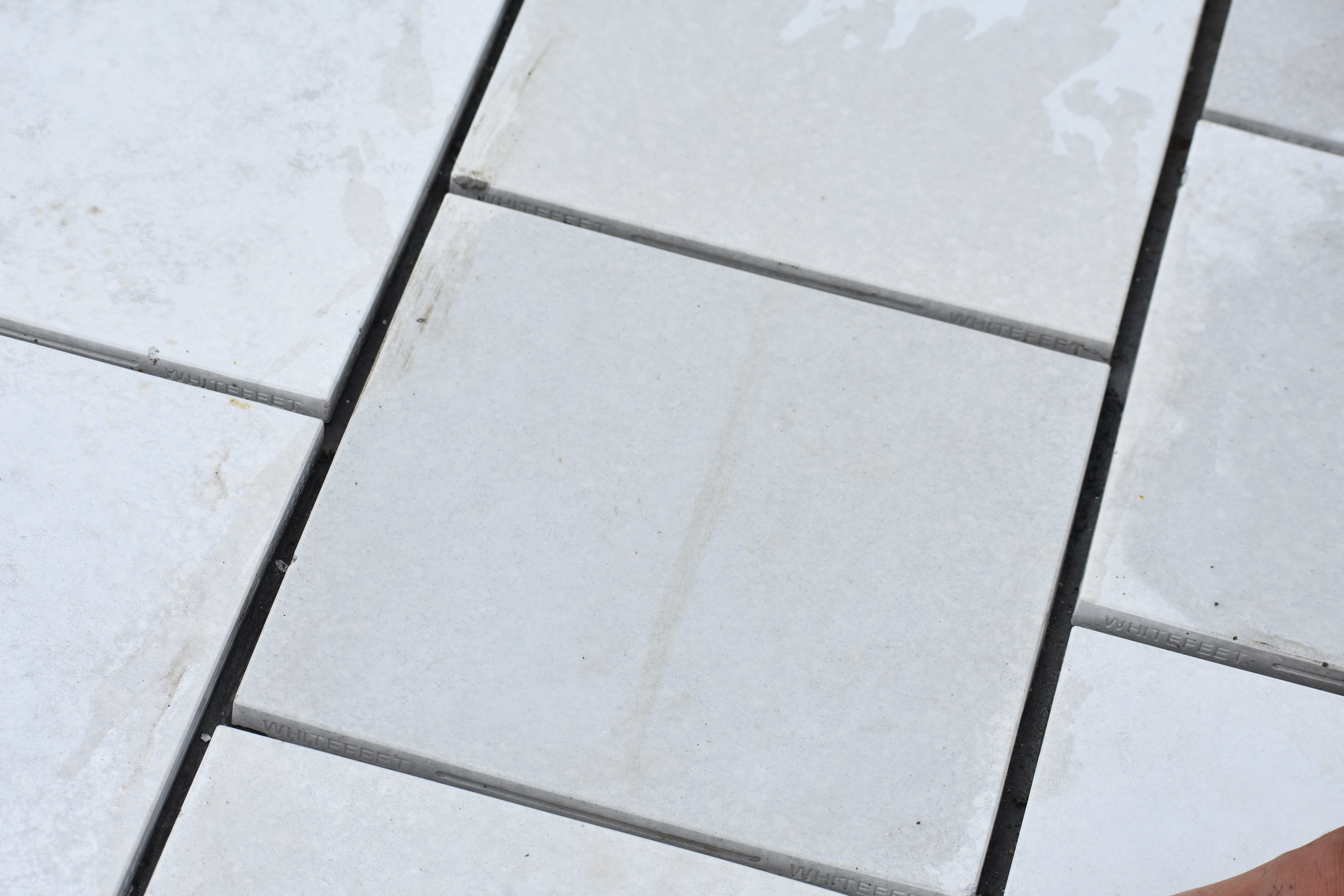 Roof Tiles Silverplus Glossy - Limestone Stone Tiles 10x10 Inches, White Color, 15mm Thickness | Antibacterial, Heat Insulation, Non-slip