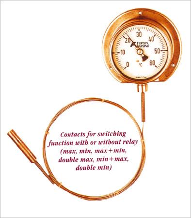 कैपिलरी प्रकार डायल थर्मामीटर