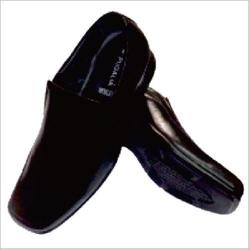 Leather Shoes - Leather & Rubber, Various Sizes, Black | Slip-On Closure, Breathable, Comfortable Fit, Slip Resistant, Lightweight, Stylish Design