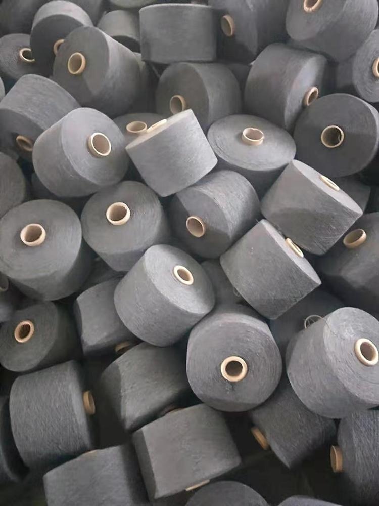 Core Spun Polyester Ab Spandex Yarn - 20d-150d, Black | Eco-friendly, High Tenacity, Anti-bacteria, Moisture-absorbent, Perfect For Knitting And Weaving