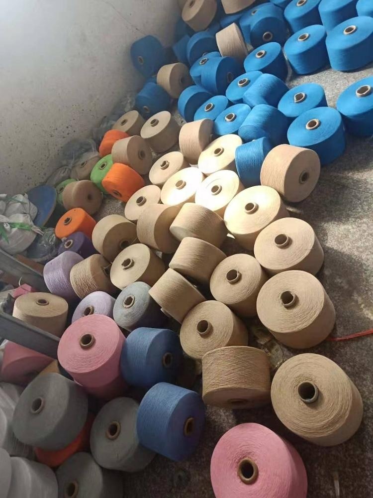 Core Spun Polyester Ab Spandex Yarn - 20d-150d, Black | Eco-friendly, High Tenacity, Anti-bacteria, Moisture-absorbent, Perfect For Knitting And Weaving
