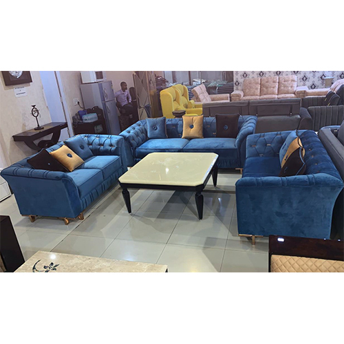 Full Covered Sofa Set - Suede 3+2+2 Design | Elegant Living Room Seating, 5 Year Manufacturing Warranty
