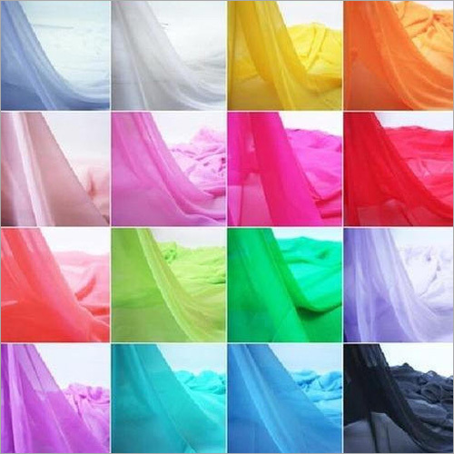 Available In Different Color Plain Georgette Fabric