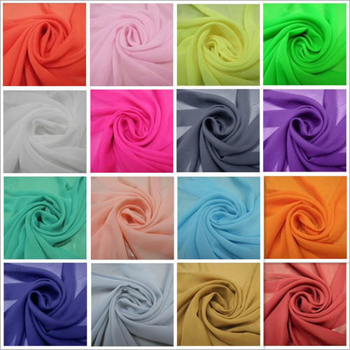 Exclusive Georgette Fabric - 44-45 Inch Wide | Lightweight, Smooth, Washable, Versatile for Dresses, Costumes, Curtains, Cushions