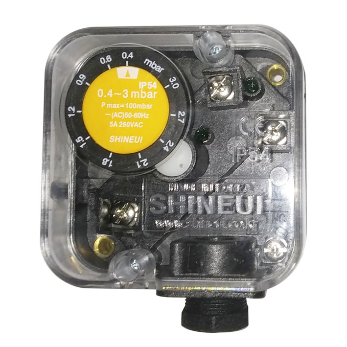 Shineui Pressure Switch Sgps 3v - New State Matte Black Finish | Ideal For Industrial Applications