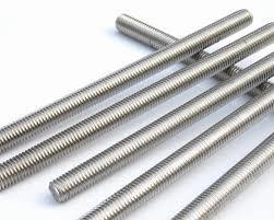 Bright Titanium Grade 5 Threaded Rods