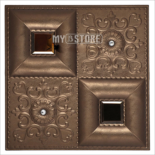 Sb3Dlwp001141 3D लेदर वॉल पैनल का आकार: 16 X 16 इंच