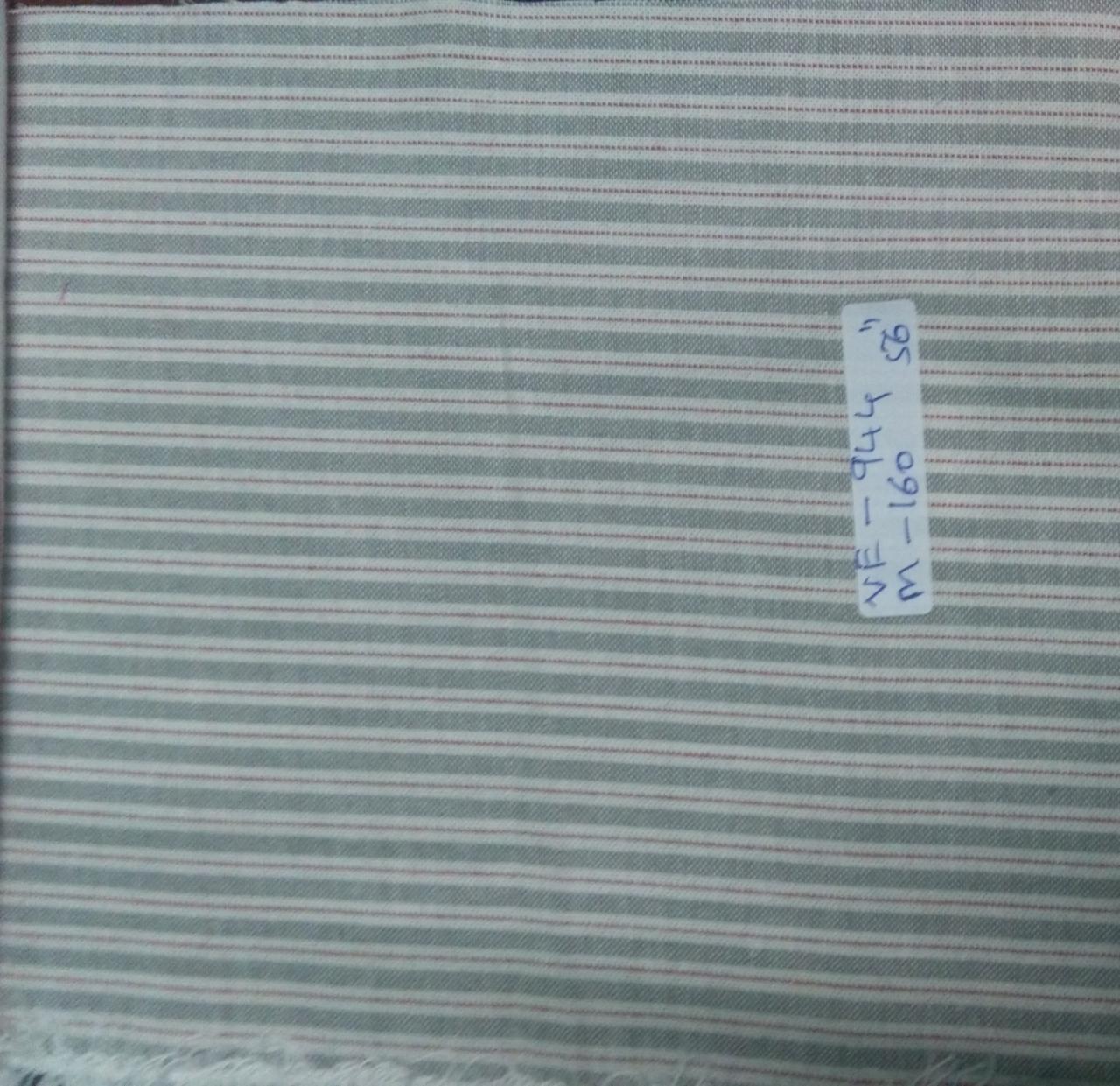 Yarn Dyed Stripe Fabric Length: 100 Meter (M)