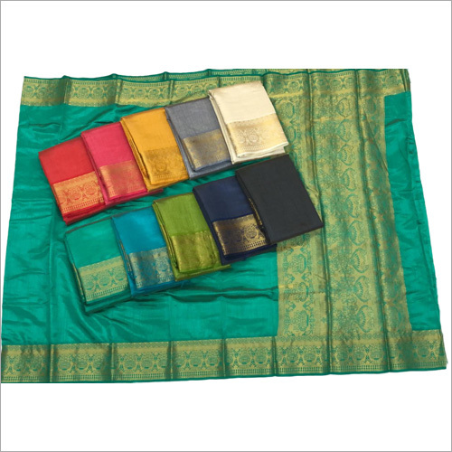 Kanjivaram Silk Saree - Silk Material, Unique Border Work, Available in Various Colors | Excellent Colorfastness and Skin-Friendly Design