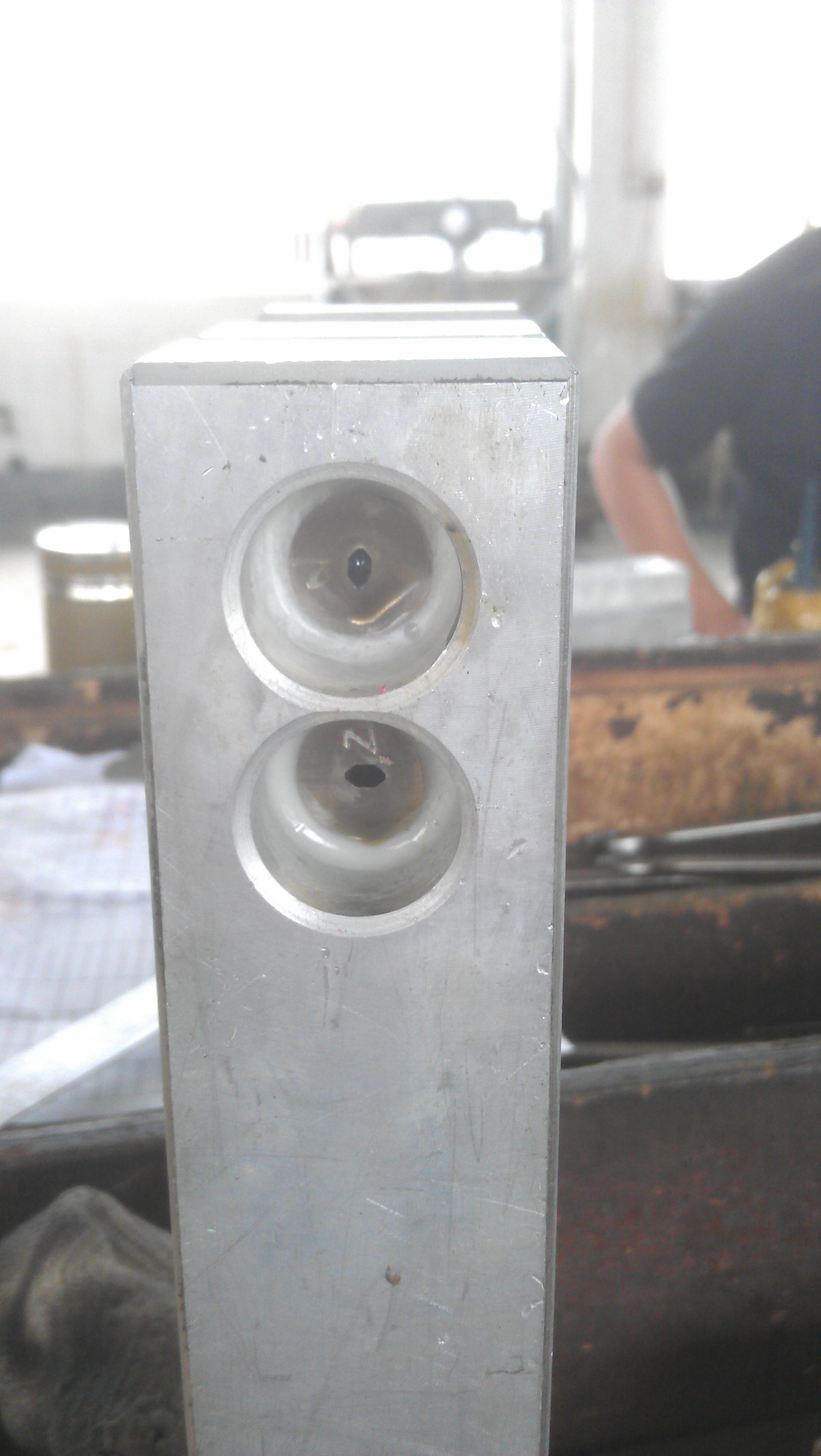 Pneumatic V Notch Punch Machine