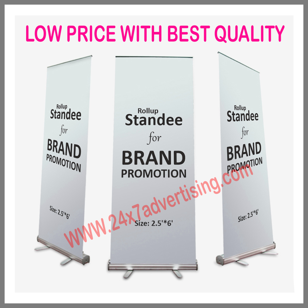 Customized Roll Up Standee Application: Outdoor