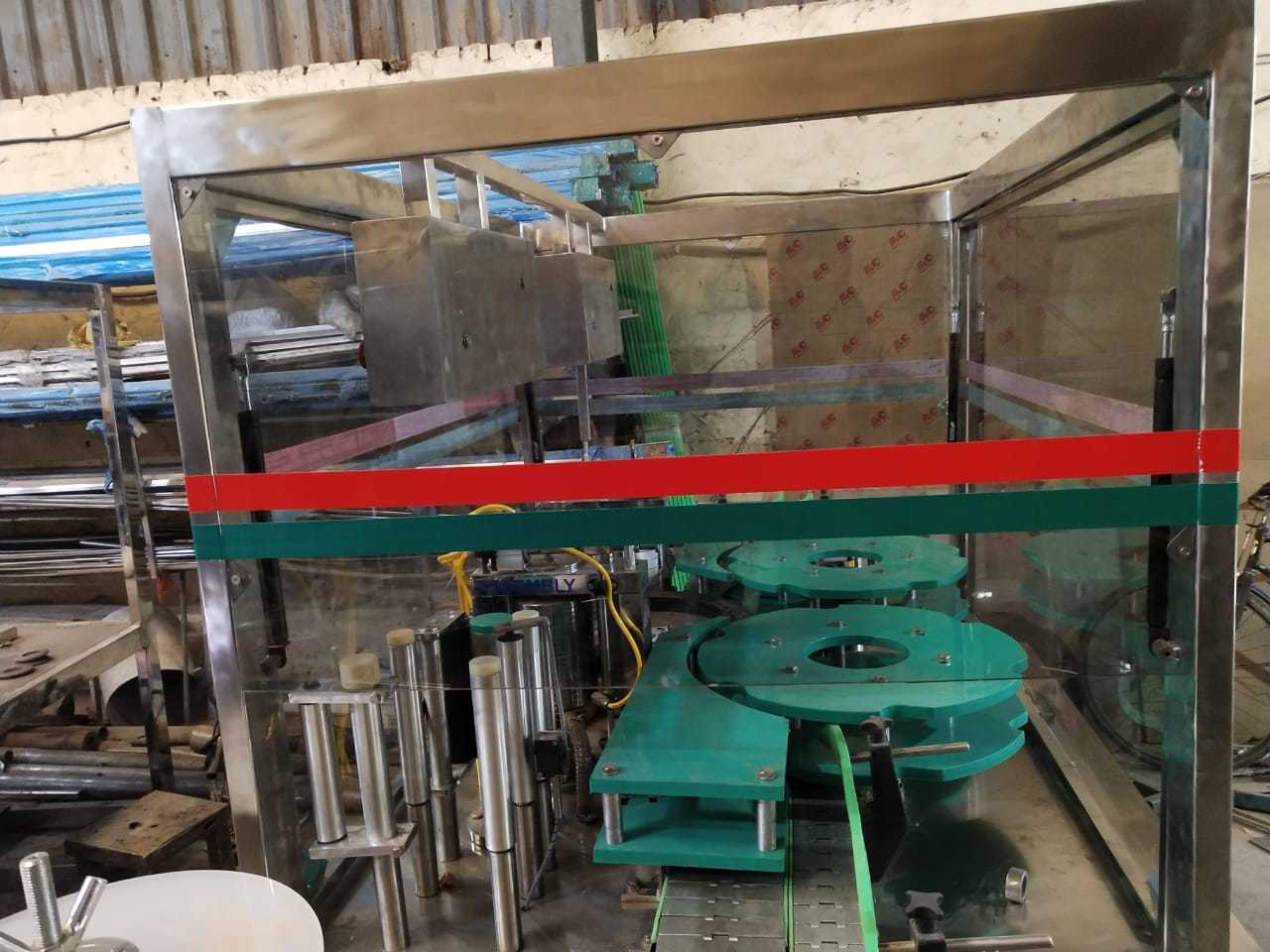 Automatic Bopp Labeling Machine - 1200x1000x1800mm | Stainless Steel, 100 Bottles/minute Labeling Speed, 220v Power