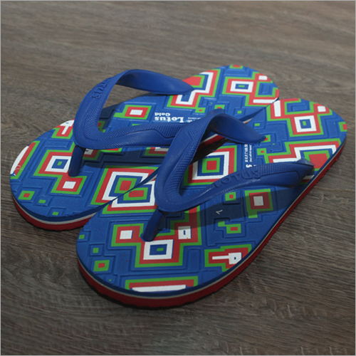 Available In Different Color Mens Fancy Rubber Slippers